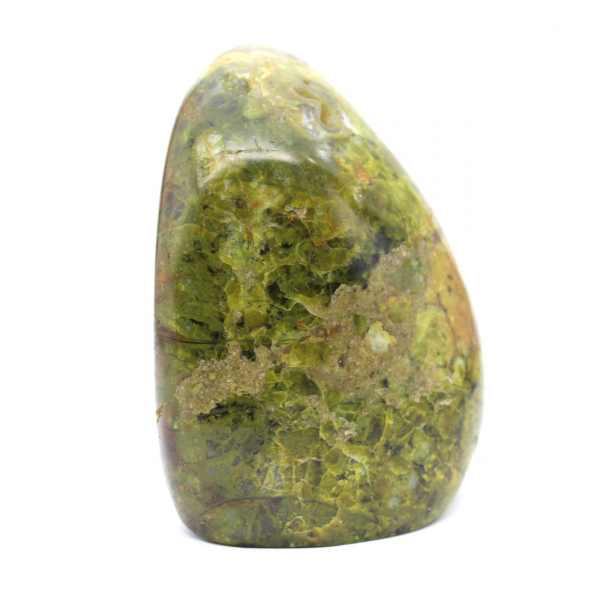 Natural ornamental green opal