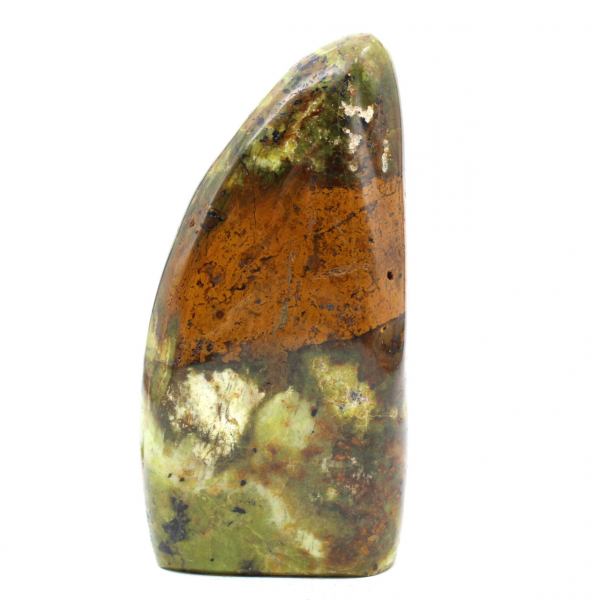 Natural green opal rock