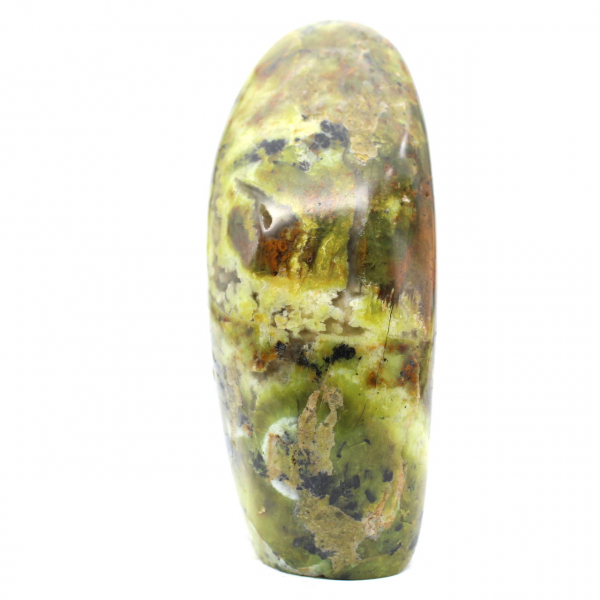 Natural green opal rock