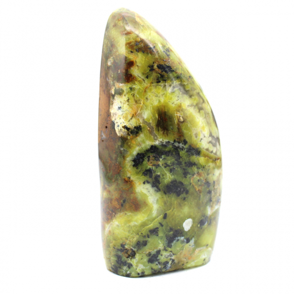 Natural green opal rock