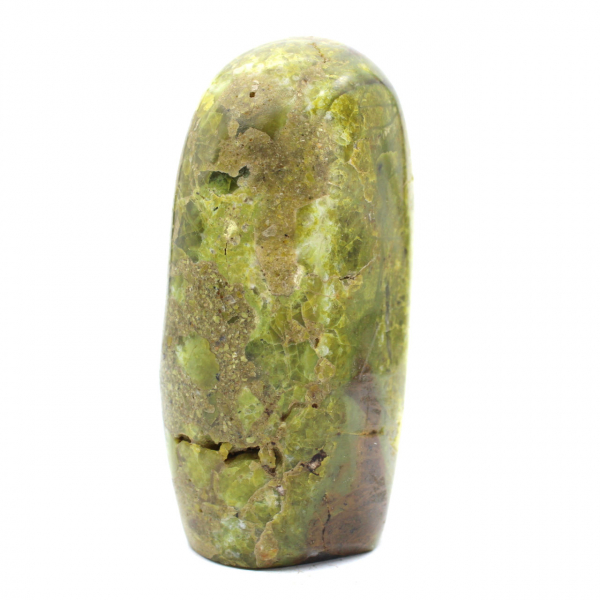 Natural green opal stone