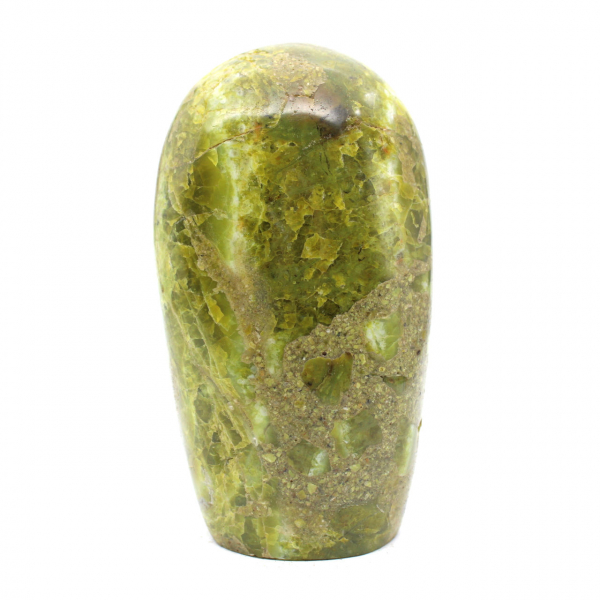 Natural green opal stone