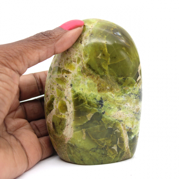 Ornamental green opal from Madagascar