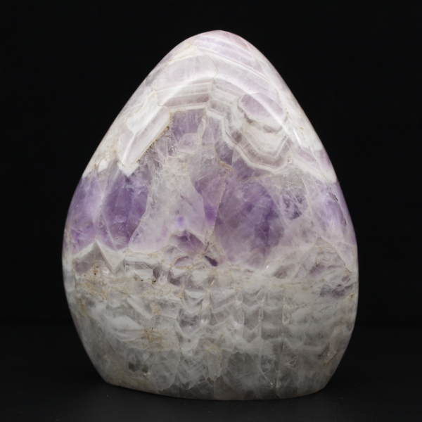 Polished amethyst stone from Madagascar