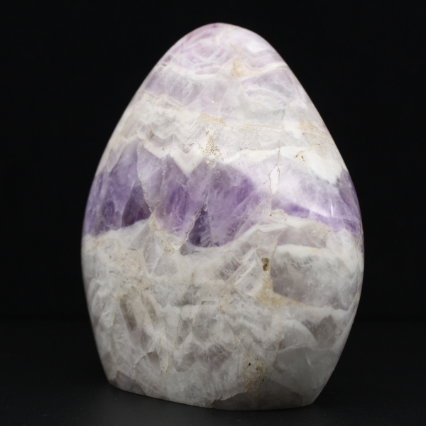 Polished amethyst stone from Madagascar