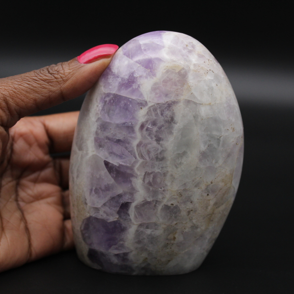 Natural ornamental amethyst