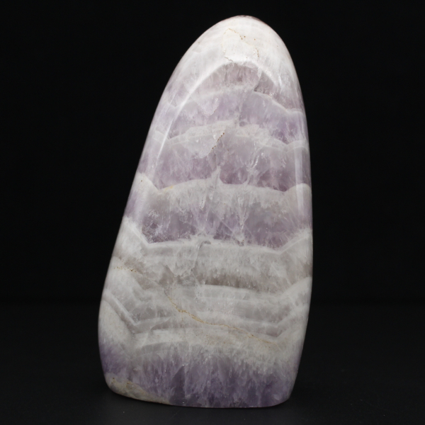 Polished amethyst stone