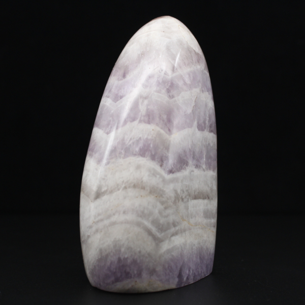 Polished amethyst stone