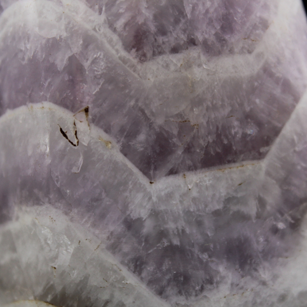 Polished amethyst stone