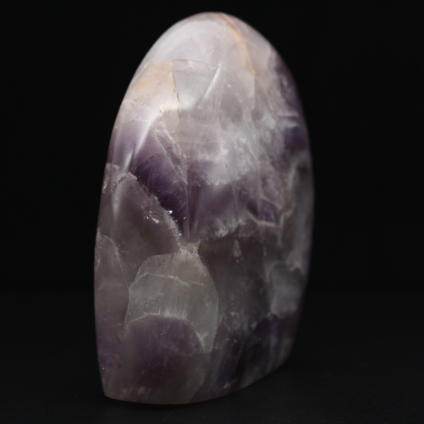 Polished amethyst stone