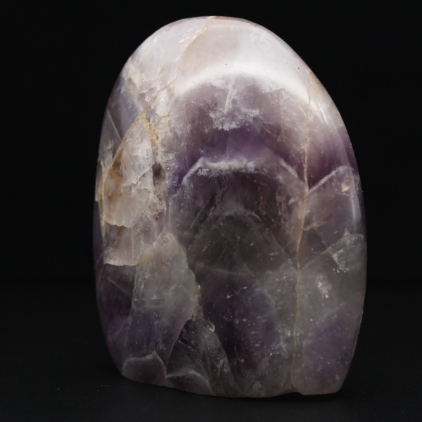 Polished amethyst stone