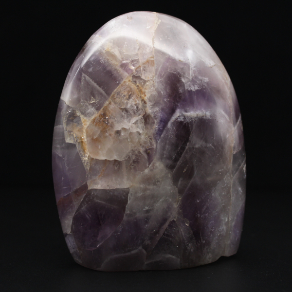 Polished amethyst stone