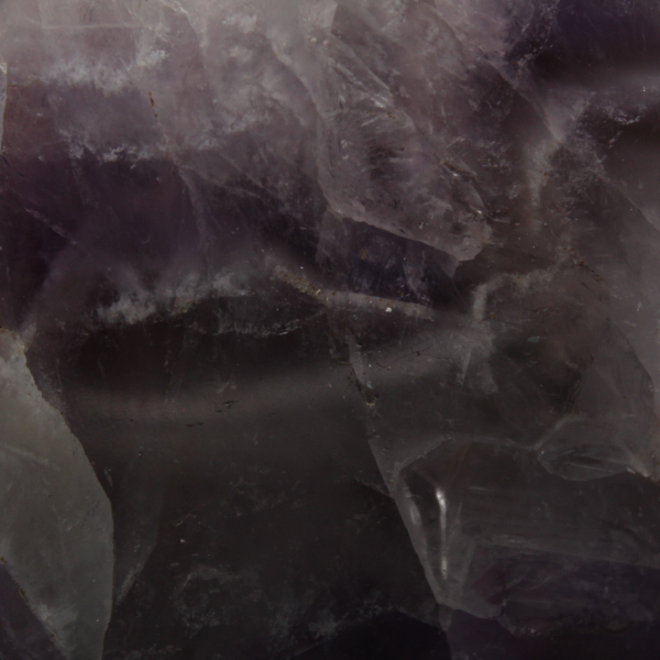 Polished amethyst stone