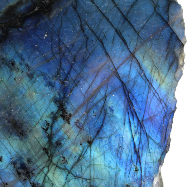 Collection Labradorite stone one face polished