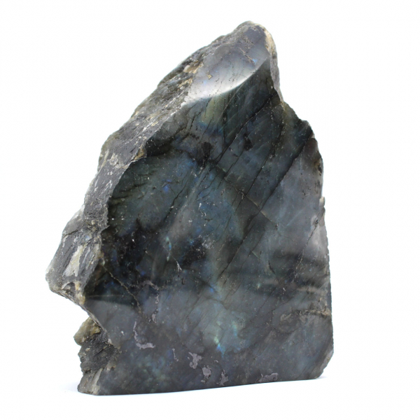 Half-polished rock in Labradorite