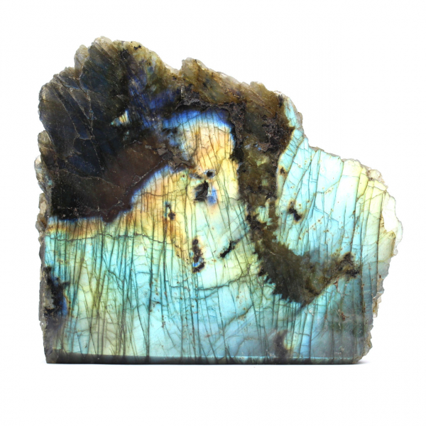 Natural half-raw decorative Labradorite