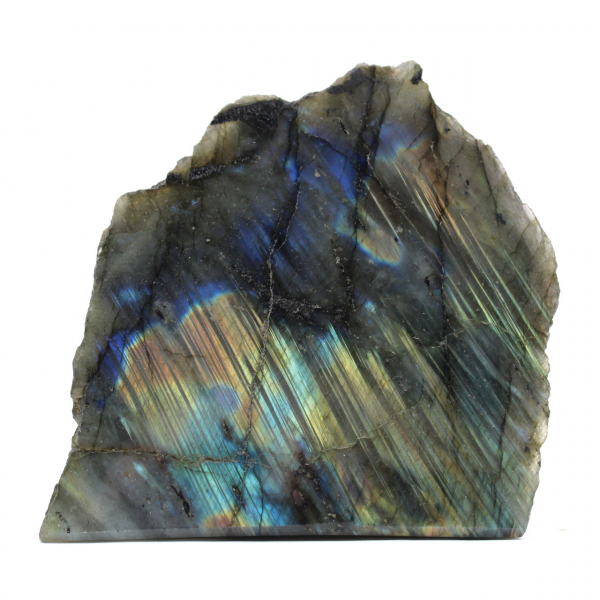 Labradorite one face polished from Madagascar