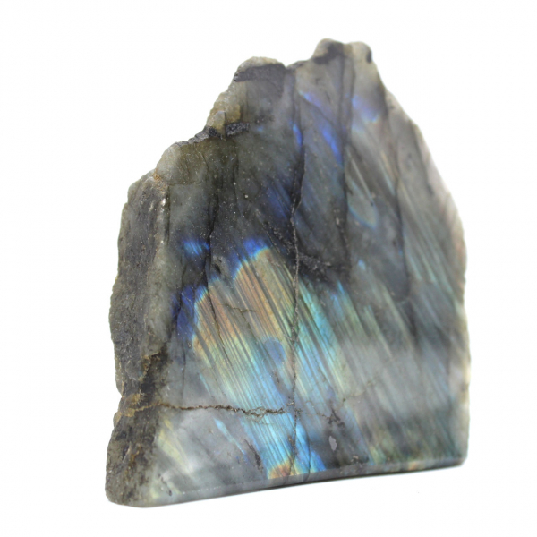 Labradorite one face polished from Madagascar