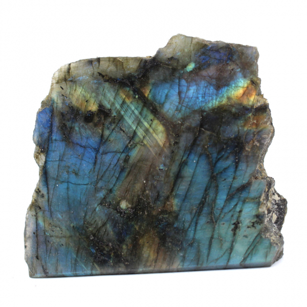 Natural Labradorite one face polished