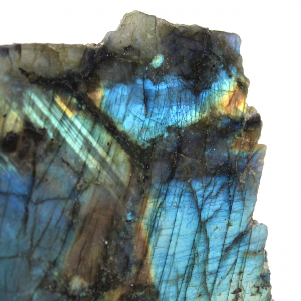 Natural Labradorite one face polished