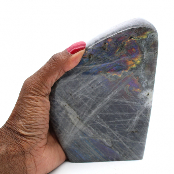 Natural polished polished spectrolite block