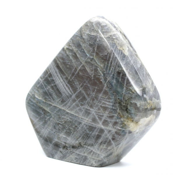 Polished spectrolite stone from Madagascar