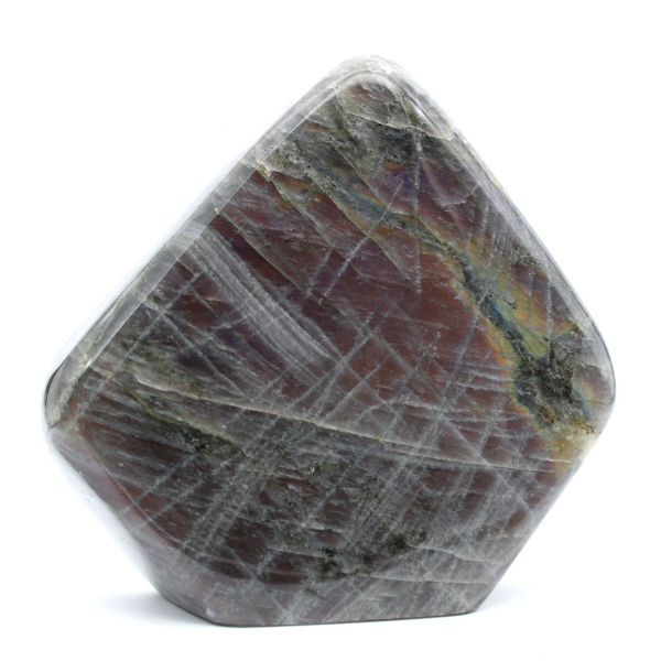 Polished spectrolite stone from Madagascar