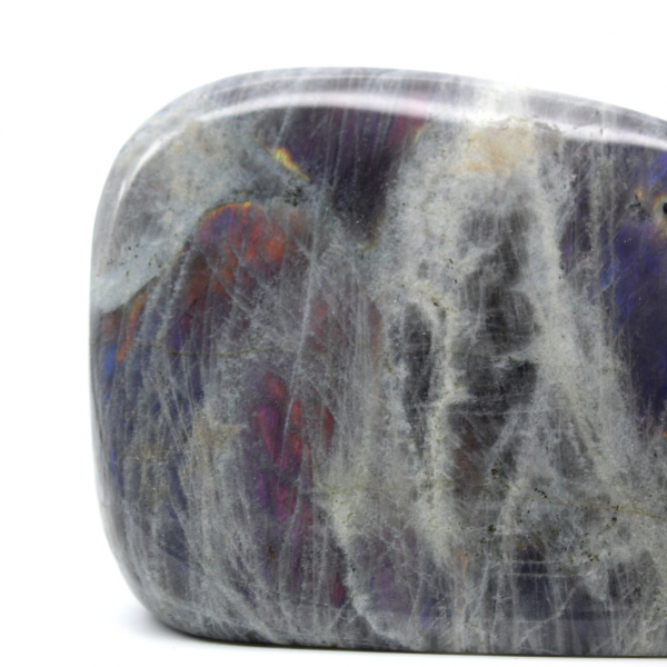 Free form polished spectrolite stone