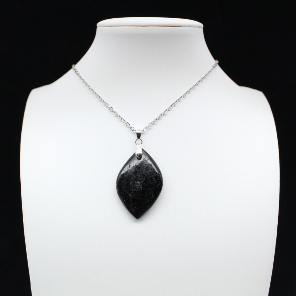 Black tourmaline pendant