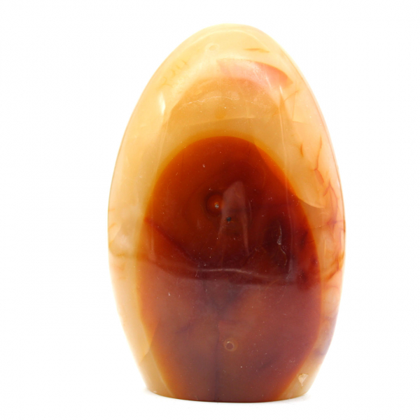 Polished carnelian free form