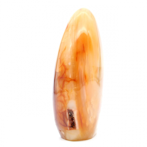 Polished carnelian free form