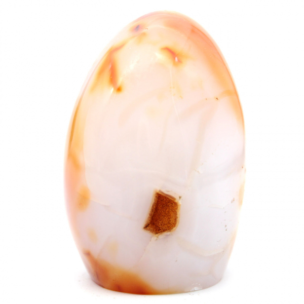 Polished carnelian free form