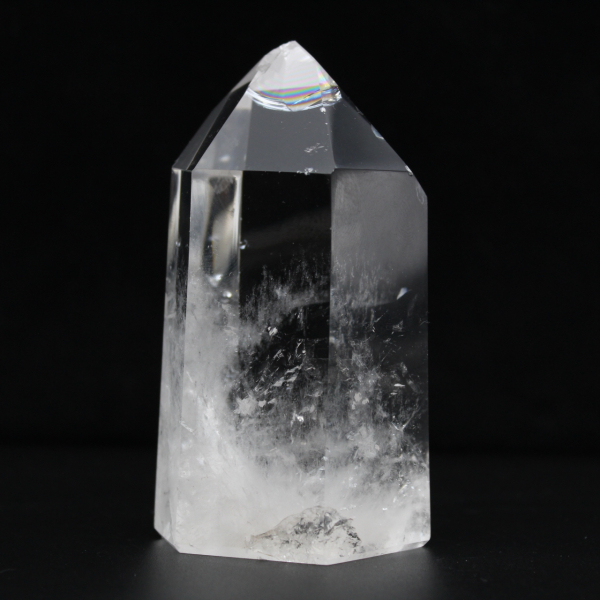 Rock crystal prism