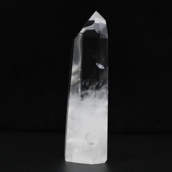 Quartz prism crystal