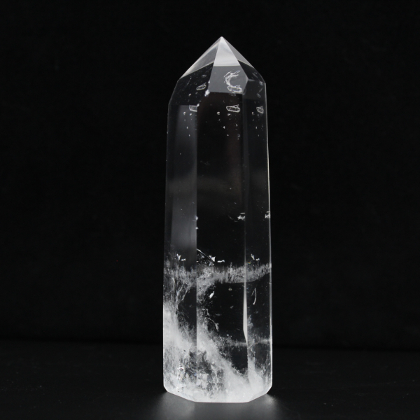 Crystal quartz prism from Madagascar