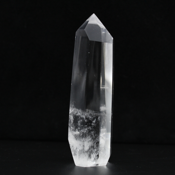 Crystal quartz prism from Madagascar