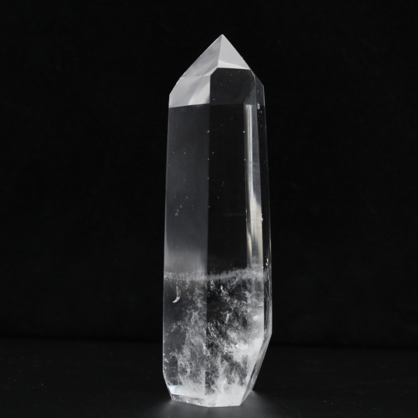 Crystal quartz prism from Madagascar