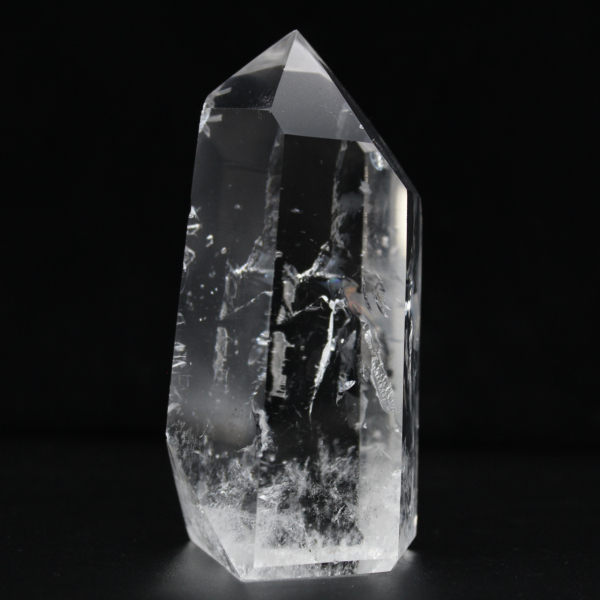 Quartz prism rock crystal