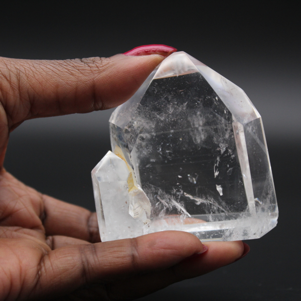 Crystal quartz prism