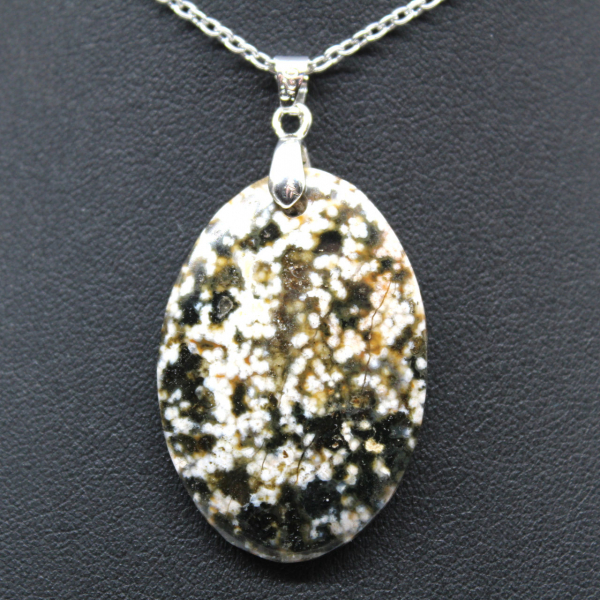 Orbicular Jasper Pendant