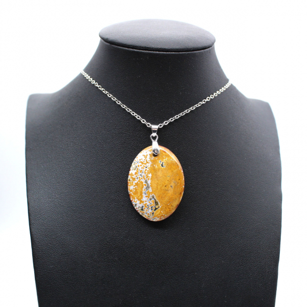 Orbicular Jasper Pendant