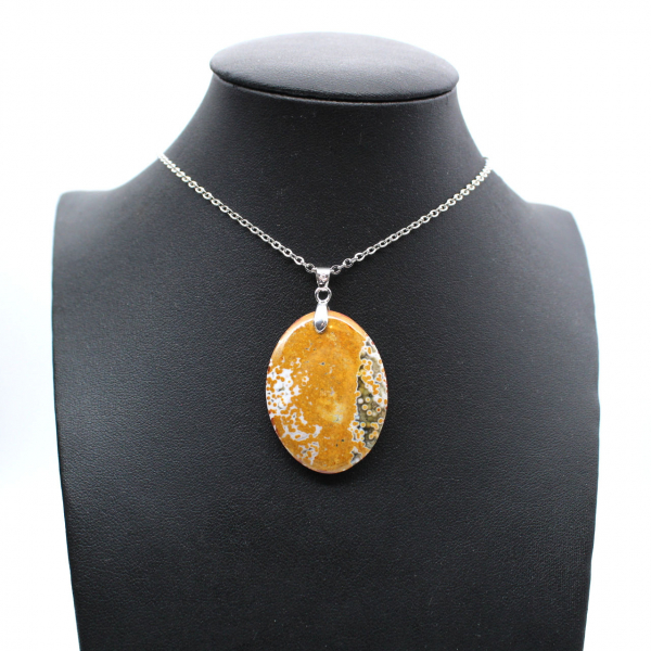 Orbicular Jasper Pendant