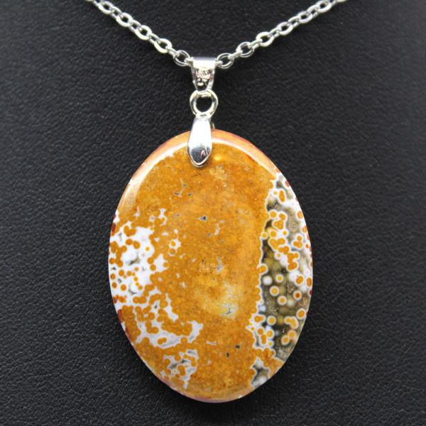 Orbicular Jasper Pendant