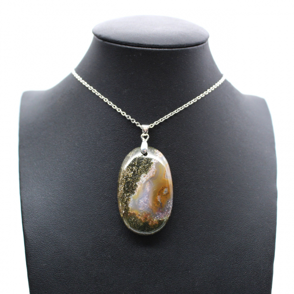 Orbicular Jasper Pendant