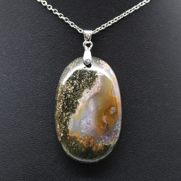 Orbicular Jasper Pendant