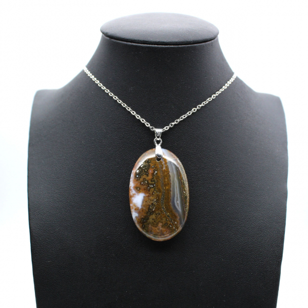 Orbicular Jasper Pendant