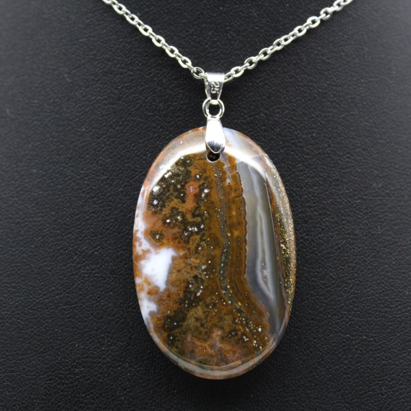 Orbicular Jasper Pendant