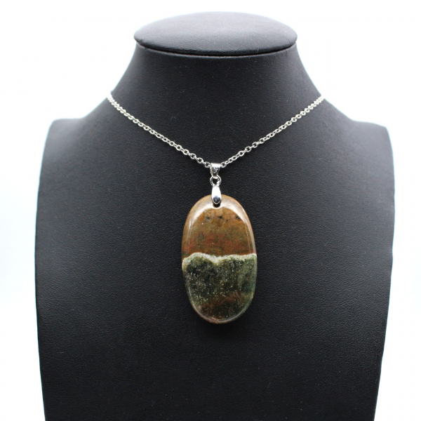 Orbicular Jasper Pendant