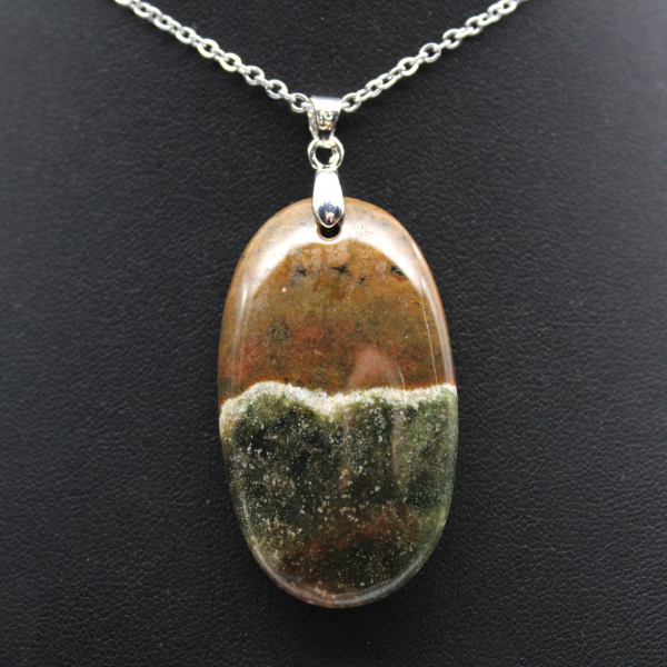 Orbicular Jasper Pendant