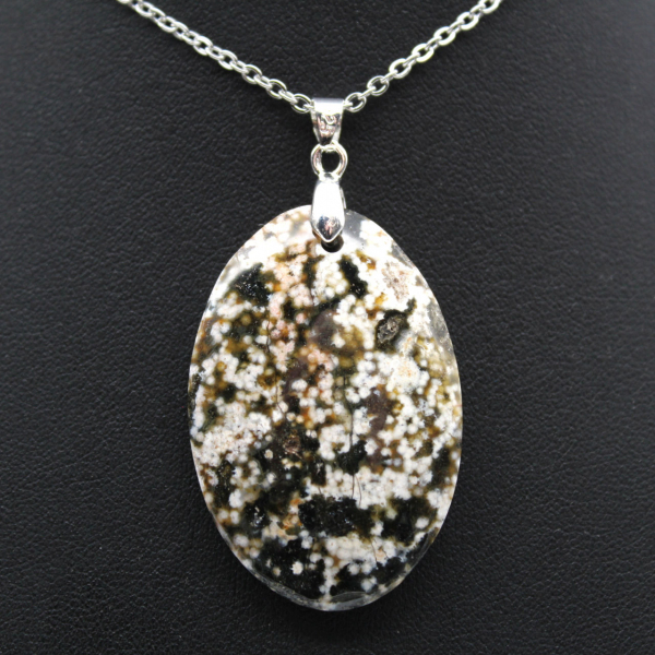 Orbicular Jasper Pendant